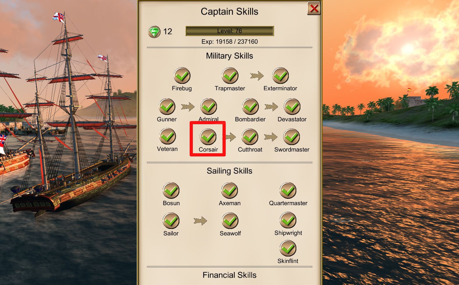 Pirate Strategies for Capturing a Ship