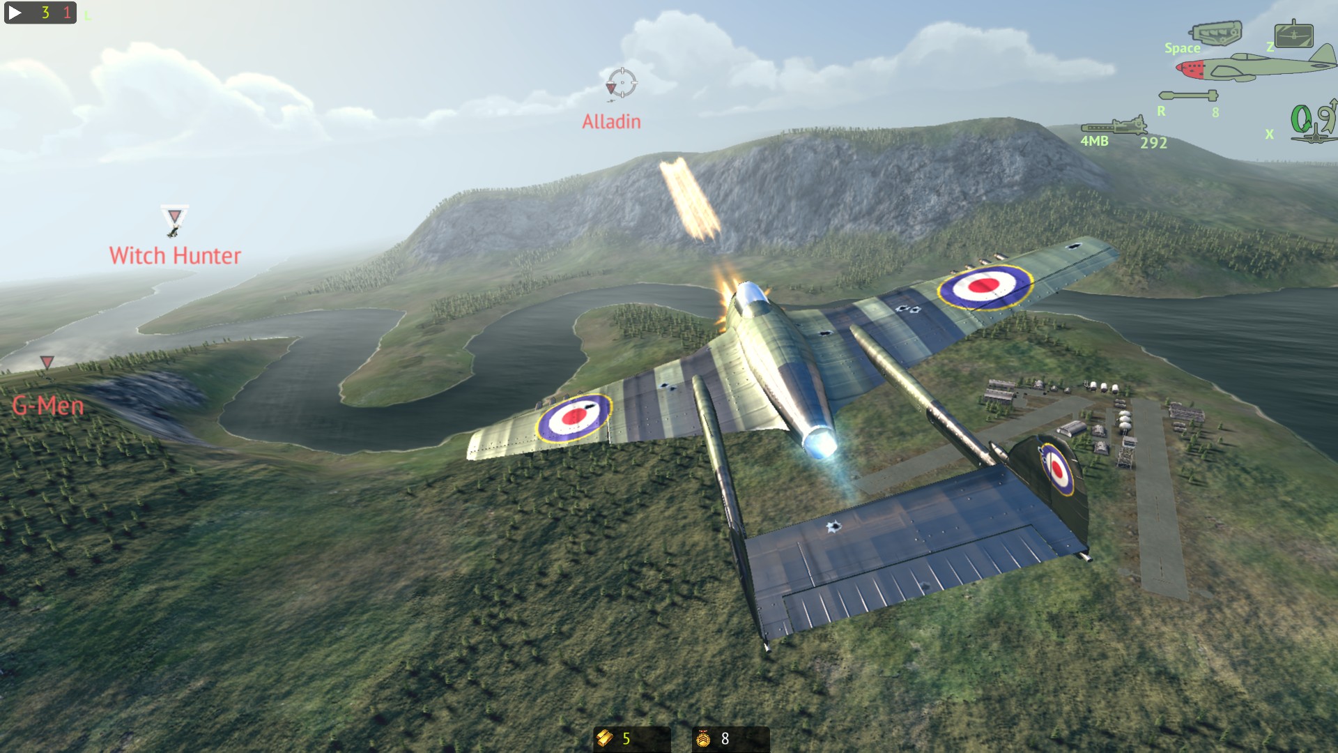 Epic Battle of The Month in War Plane Online 
