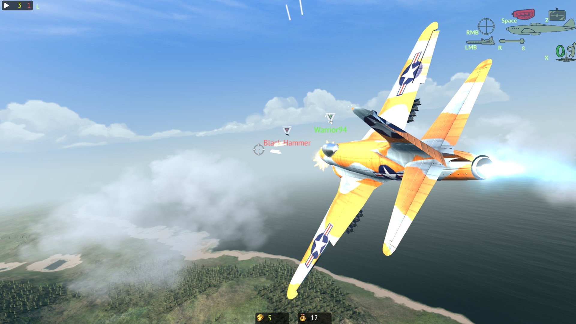 Epic Battle of The Month in War Plane Online 